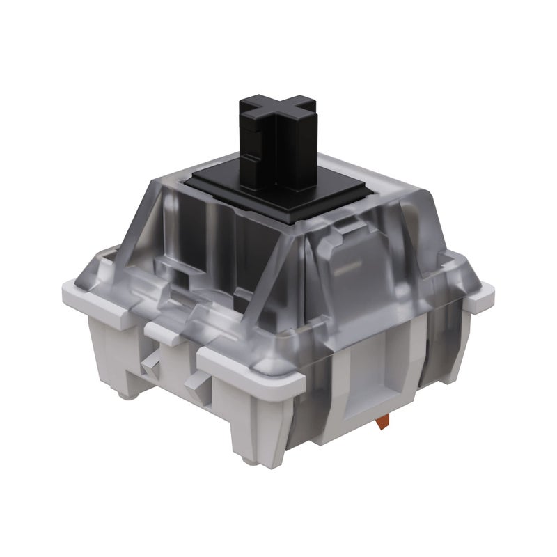 Gateron KS-9 RGB Mechanical MX Type Key Switch - Clear top (65 Pcs, Black) - Image 1